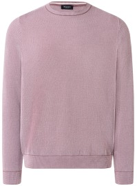 MAERZ Muenchen Pullover - Regular Fit - Rundhals - Bio-Baumwolle - mauve