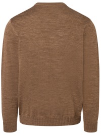 MAERZ Muenchen Pullover - Regular Fit - Rundhals - Merinowolle - braun - Thumbnail ID: arimvd7ad2
