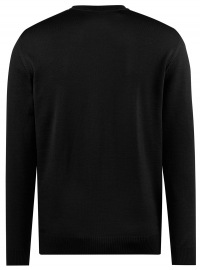 MAERZ Muenchen Pullover - Regular Fit - Rundhals - Merinowolle - schwarz - Thumbnail ID: arimw8d8ca