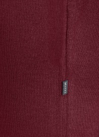 MAERZ Muenchen Pull-over - Regular Fit - Col V - Laine mérinos - Bordeaux - Thumbnail ID: arimnb1t51