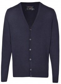 Marvelis Cardigan - Merinowolle - dunkelblau
