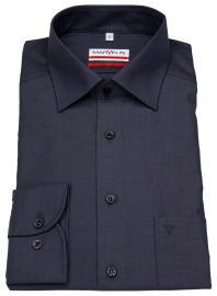 Marvelis Hemd - Modern Fit - Chambray - anthrazit - ohne OVP