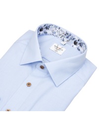 Marvelis Hemd - Modern Fit - Fil à Fil - hellblau - extra langer 69cm Arm - Thumbnail ID: arim72t6ds