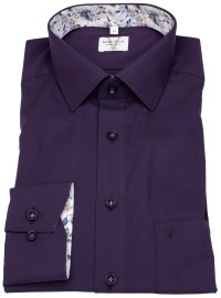 Marvelis Hemd - Modern Fit - Kentkragen - lila