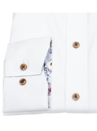 Marvelis Hemd - Modern Fit - Kontrastknöpfe - weiß - extra langer 69cm Arm - Thumbnail ID: arimq98dqd