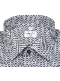 Marvelis Hemd - Modern Fit - Print - grau / schwarz - extra langer 69cm Arm - Thumbnail ID: arim8v967a