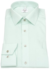 Marvelis Hemd - Modern Fit - Struktur - hellgrün - extra langer 69cm Arm