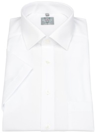 Marvelis Kurzarm Hemd - Comfort Fit - Kentkragen - weiß