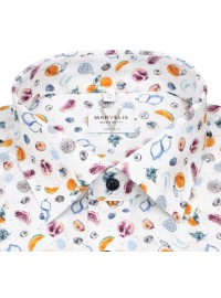 Marvelis Kurzarmhemd - Modern Fit - Print - Früchte - mehrfarbig - Thumbnail ID: arim194umf