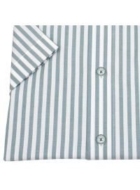 Marvelis Short-sleeved shirt - Modern Fit - Stripes - green / white - Thumbnail ID: arim73c6a9