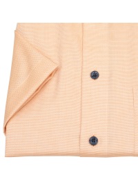 Marvelis Kurzarmhemd - Modern Fit - Struktur - Kontrastknöpfe - apricot - Thumbnail ID: arim1m457o