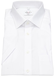 Marvelis Short Sleeve Shirt - Modern Fit - White - w/o OP