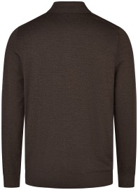 Marvelis Pullover - Merinowolle - Polokragen - dunkelbraun - Thumbnail ID: arimtv4255