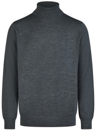 Marvelis Pullover - Merinowolle - Rollkragen - anthrazit