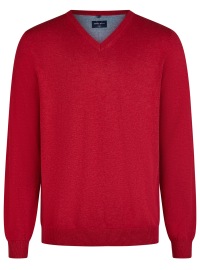 Marvelis Pullover - V-Ausschnitt - rot