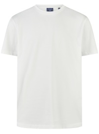 Marvelis T-Shirt - Regular Fit - Rundhals - merzerisierte Baumwolle - weiß