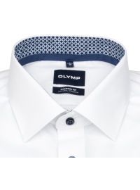 OLYMP Hemd - Comfort Fit - Kentkragen - Patch - Kontrastknöpfe - weiß - Thumbnail ID: arim5v9tof