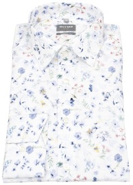 OLYMP Shirt - Comfort Fit - New Kent - Floraler Print - Multicolored - w/o OP
