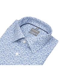 OLYMP Hemd - Comfort Fit - New Kent - Print - dunkelblau / weiß - Thumbnail ID: arim74935q
