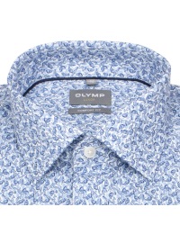 OLYMP Hemd - Comfort Fit - New Kent - Print - dunkelblau / weiß - Thumbnail ID: arimo2bbnd
