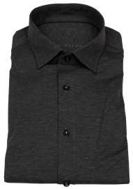 OLYMP Shirt - Level 5 Body Fit - 24 / Seven - All Time Shirt - Anthracite - w/o OP