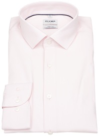 OLYMP Hemd - Level 5 Body Fit - 24/7 Climate Control Shirt - rosé