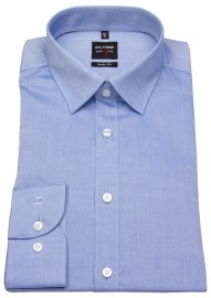 OLYMP Shirt - Level Five Body Fit - Chambray - Blue - w/o OP