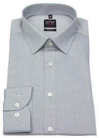 OLYMP Hemd - Level Five Body Fit - Chambray - grau - 69cm Arm