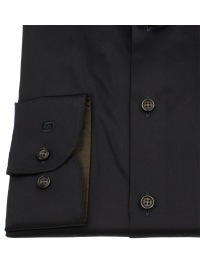 OLYMP Hemd - Level Five Body Fit - Chambray - schwarz - Thumbnail ID: arimh36798