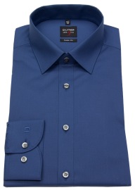 OLYMP Shirt - Level Five Body Fit - Greyblue - w/o OP