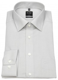 OLYMP Hemd - Luxor Modern Fit - Chambray - hellgrau
