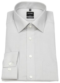 OLYMP Hemd - Luxor Modern Fit - Chambray - hellgrau - ohne OVP