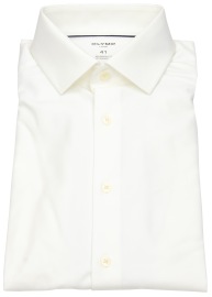 OLYMP Hemd - Modern Fit - 24/7 Dynamic Flex Shirt - Kentkragen - hellbeige - ohne OVP