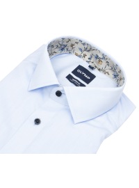 OLYMP Hemd - Modern Fit - Kentkragen - Patch - Kontrastknöpfe - hellblau - Thumbnail ID: arimf8a922