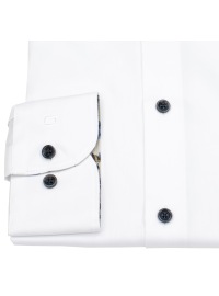 OLYMP Hemd - Modern Fit - Kentkragen - Patch - Kontrastknöpfe - weiß - Thumbnail ID: arim4t413v