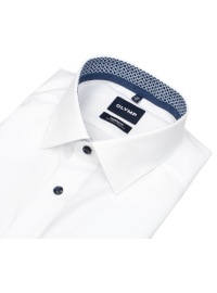 OLYMP Hemd - Modern Fit - Kentkragen - Patch - Kontrastknöpfe - weiß - Thumbnail ID: arimucmta6