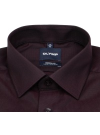 OLYMP Hemd - Modern Fit - Kentkragen - Struktur - dunkelrot - Thumbnail ID: arimb6267s
