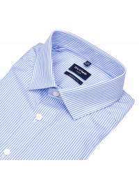 OLYMP Hemd - Modern Fit - Kentkragen - Twill - Streifen - hellblau / weiß - Thumbnail ID: arimcmw5qv
