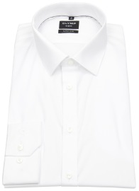 OLYMP Shirt - No. Six Super Slim - White - w/o OP
