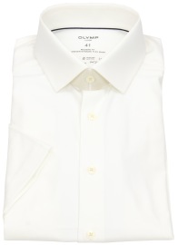 OLYMP Kurzarmhemd - Modern Fit - 24/7 Climate Control - helles beige