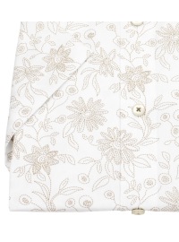 OLYMP Kurzarmhemd - Modern Fit - Print - beige / weiß - Thumbnail ID: arimt4sq11