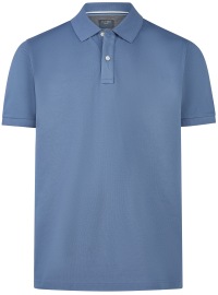 OLYMP Poloshirt - Regular Fit - Piqué - blau