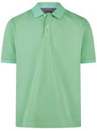 OLYMP Poloshirt - Regular Fit - Piqué - hellgrün