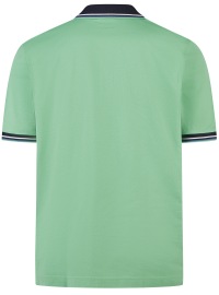 OLYMP Poloshirt - Regular Fit - Piqué - Kontrastkragen - hellgrün - Thumbnail ID: arim375ctb