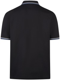 OLYMP Poloshirt - Regular Fit - Piqué - Kontrastkragen - schwarz - Thumbnail ID: arimou9d9f