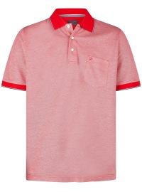 OLYMP Poloshirt - Regular Fit - Zweiton - merzerisierte Baumwolle - rot