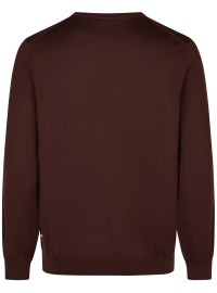 OLYMP Pullover - Merinowolle - Rundhals - rot - Thumbnail ID: arim78af63
