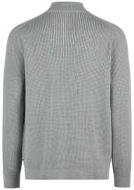OLYMP Pullover - Troyer mit Reissverschluss - Struktur - grau - Thumbnail ID: arim1os9h3