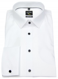 OLYMP Smokinghemd - No. Six Super Slim - Kontrastknöpfe - UMA