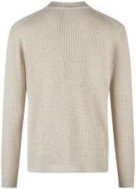 OLYMP Strickjacke - Reissverschluss - Struktur - beige - Thumbnail ID: arimba9q32